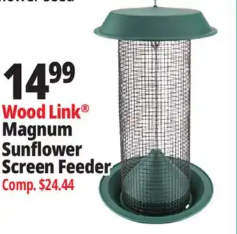 Ocean State Job Lot WoodLink Magnum Black Oil Sunflower Bird Feeder offer