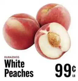 Jons International Duraznos white peaches offer