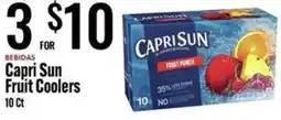 Jons International Capri sun fruit coolers offer