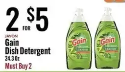 Jons International Gain dish detergent offer