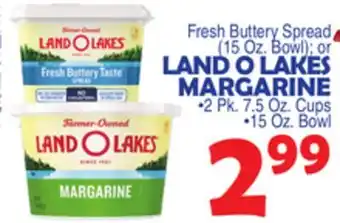 Bravo Supermarkets LAND O LAKES MARGARINE offer