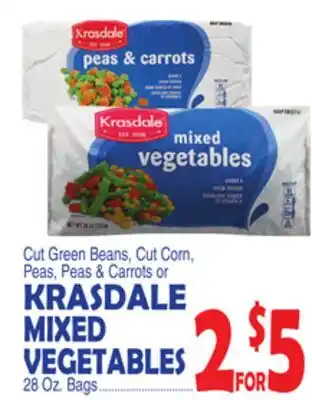 Bravo Supermarkets KRASDALE MIXED VEGETABLES offer