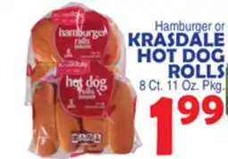 Bravo Supermarkets KRASDALE HOT DOG ROLLS offer