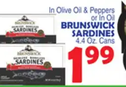 Bravo Supermarkets BRUNSWICK SARDINES offer