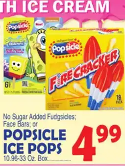 Bravo Supermarkets POPSICLE ICE POPS offer