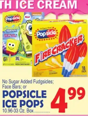Bravo Supermarkets POPSICLE ICE POPS offer
