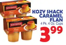 Bravo Supermarkets KOZY SHACK CARAMEL FLAN offer