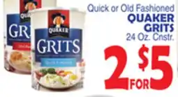 Bravo Supermarkets QUAKER GRITS offer