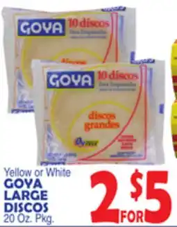 Bravo Supermarkets GOYA LARGE DISCOS offer