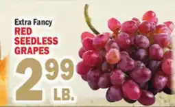 Bravo Supermarkets RED SEEDLESS GRAPES offer