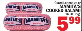 Bravo Supermarkets MAMITA'S COOKED SALAMI offer
