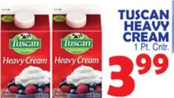 Bravo Supermarkets TUSCAN HEAVY CREAM offer