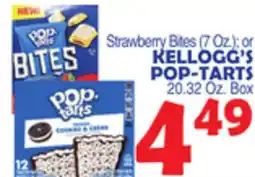 Bravo Supermarkets KELLOGG'S POP-TARTS 20.32 Oz. Box offer