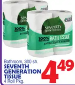Bravo Supermarkets SEVENTH GENERATION TISSUE offer