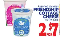 Bravo Supermarkets FRIENDSHIP COTTAGE CHEESE offer