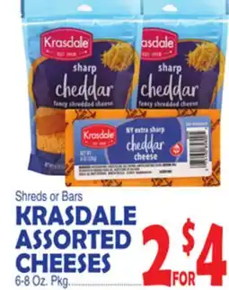 Bravo Supermarkets KRASDALE ASSORTED CHEESES offer