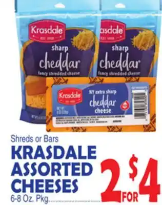 Bravo Supermarkets KRASDALE ASSORTED CHEESES offer