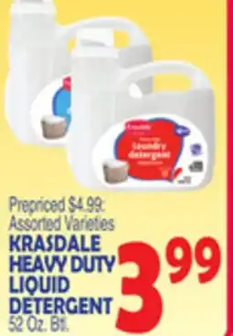 Bravo Supermarkets KRASDALE HEAVY DUTY LIQUID DETERGENT offer