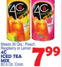 Bravo Supermarkets 4C ICED TEA MIX offer