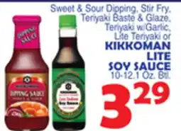 Bravo Supermarkets KIKKOMAN LITE SOY SAUCE offer