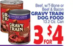 Bravo Supermarkets GRAVY TRAIN DOG FOOD offer