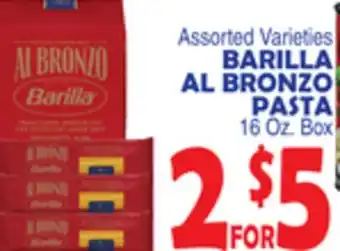 Bravo Supermarkets BARILLA AL BRONZO PASTA offer