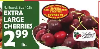 Bravo Supermarkets EXTRA LARGE CHERRIES offer