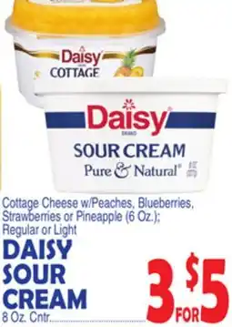 Bravo Supermarkets DAISY SOUR CREAM 8 Oz. Cntr offer