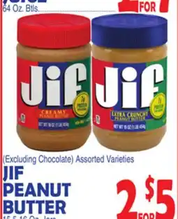 Bravo Supermarkets JIF PEANUT BUTTER offer