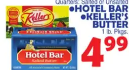 Bravo Supermarkets HOTEL BAR, KELLER'S BUTTER offer