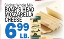 Bravo Supermarkets BOAR'S HEAD MOZZARELLA CHEESE offer