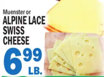 Bravo Supermarkets ALPINE LACE SWISS CHEESE offer