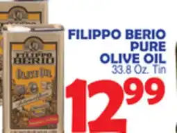 Bravo Supermarkets FILIPPO BERIO PURE OLIVE OIL offer