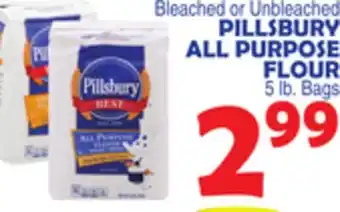 Bravo Supermarkets PILLSBURY ALL PURPOSE FLOUR offer