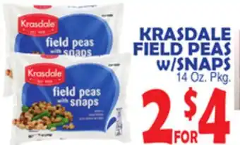 Bravo Supermarkets KRASDALE FIELD PEAS W/SNAPS offer