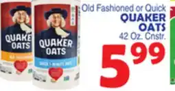 Bravo Supermarkets QUAKER OATS offer