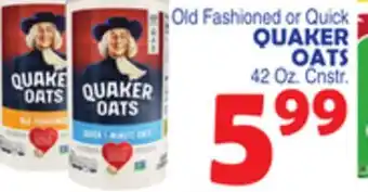 Bravo Supermarkets QUAKER OATS offer