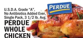 Bravo Supermarkets PERDUE WHOLE CHICKEN offer