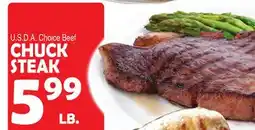 Bravo Supermarkets CHUCK STEAK offer