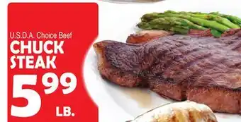 Bravo Supermarkets CHUCK STEAK offer