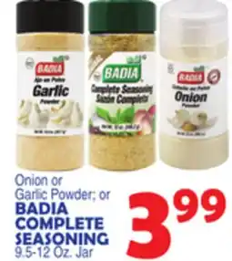 Bravo Supermarkets BADIA COMPLETE SEASONING offer