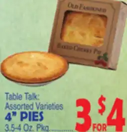 Bravo Supermarkets 4 PIES offer