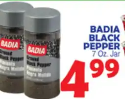 Bravo Supermarkets BADIA BLACK PEPPER offer