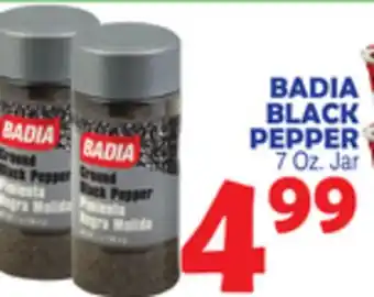 Bravo Supermarkets BADIA BLACK PEPPER offer