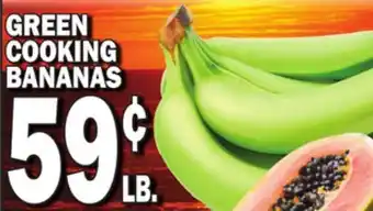 Bravo Supermarkets GREEN COOKING BANANAS offer
