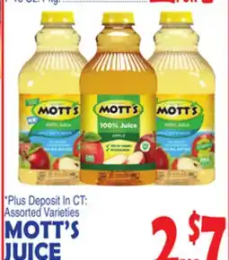 Bravo Supermarkets MOTT'S JUICE offer