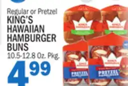 Bravo Supermarkets KING'S HAWAIIAN HAMBURGER BUNS offer