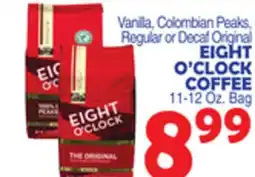 Bravo Supermarkets EIGHT O'CLOCK COFFEE offer