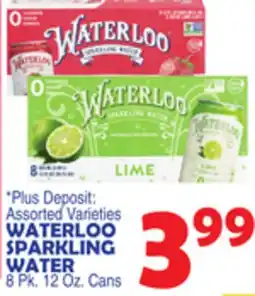Bravo Supermarkets WATERLOO SPARKLING WATER offer