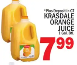 C Town KRASDALE ORANGE JUICE offer